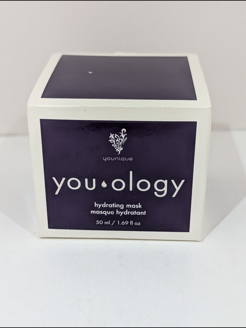 Younique Youology Hydrating Mask - Purple and White Packaging
